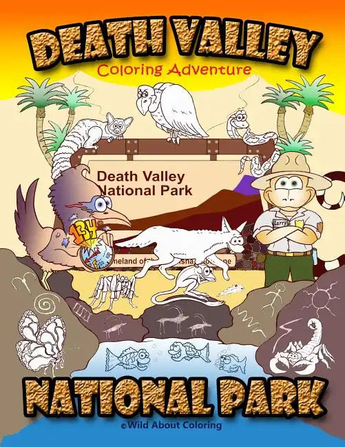 Death Valley National Park Coloring Adventure - Paperback