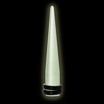 2G Short White Glow in the Dark Taper