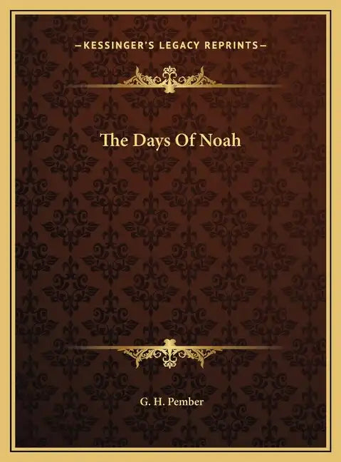 The Days of Noah - Hardcover