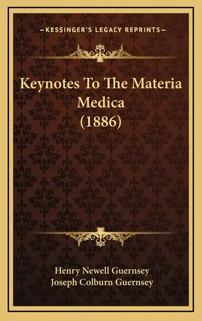 Keynotes to the Materia Medica (1886) - Hardcover