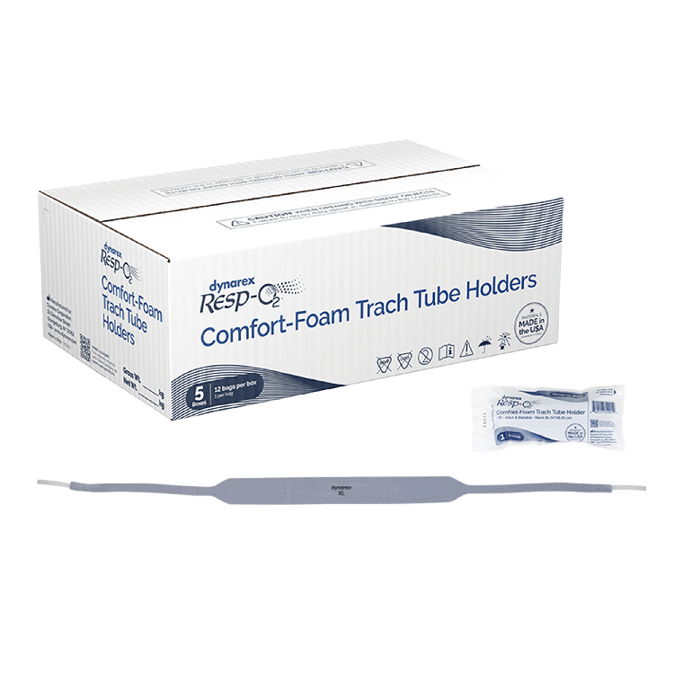 Dynarex Comfort-Foam Trach Tube Holder, 1-Piece (60 Count)