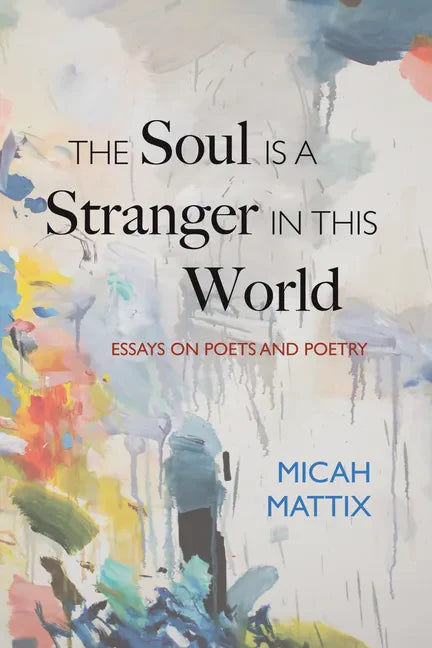 The Soul Is a Stranger in This World: Essays on Poets and Poetry - Hardcover