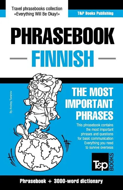 English-Finnish phrasebook and 3000-word topical vocabulary - Paperback