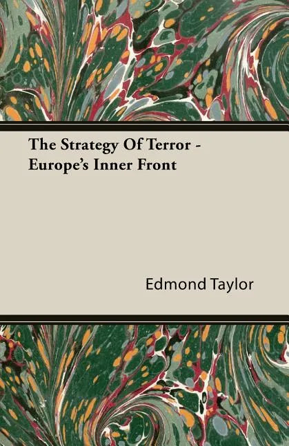 The Strategy Of Terror - Europe's Inner Front - Paperback