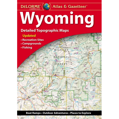 Delorme Atlas & Gazetteer: Wyoming - Paperback