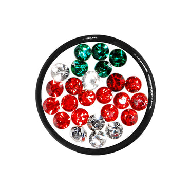 4G Cherry Ferido Crystal Acrylic Screw Fit Tunnel