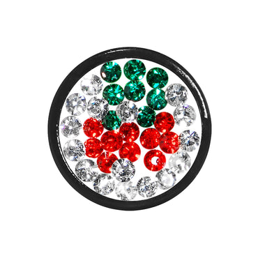 2G Cherry Ferido Crystal Acrylic Screw Fit Tunnel