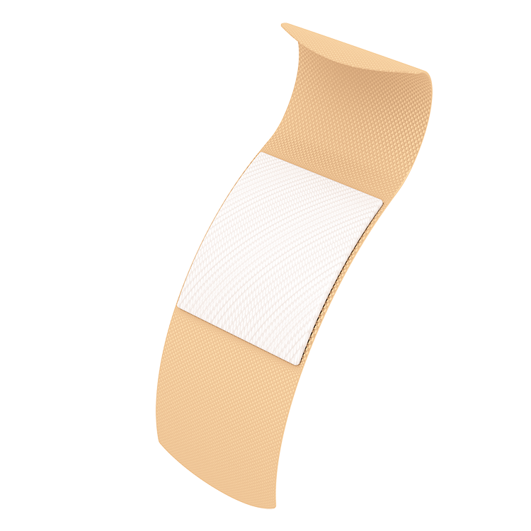 Dynarex Adhesive Flexible Fabric Bandages - Sterile, 3/4" x 3"- 50ea/bx, 50bxs/cs (2500 Count)