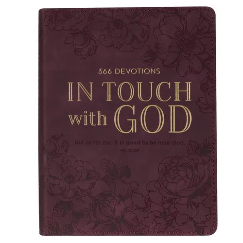Devotional in Touch with God Brown Flexcover Jan. - Leather