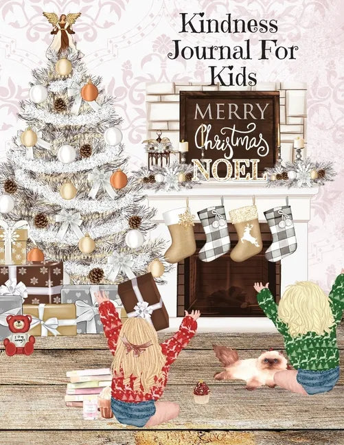 Kindness Journal For Kids: Cute Daily Gratitude, Thankfulness & Happiness Journal for Boys & Girls For The Holidays - Journaling Activity Book fo - Paperback