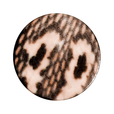 4G Blushing Snake Skin Acrylic Saddle Plug