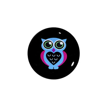 5/8 Acrylic Heart Owl Saddle Plug