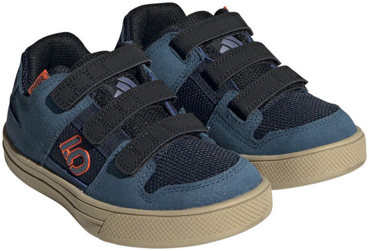 Five Ten Freerider Kid's VCS Flat Shoes - Youth Legend Ink/Wonder Steel/Impact Orange 1.5K