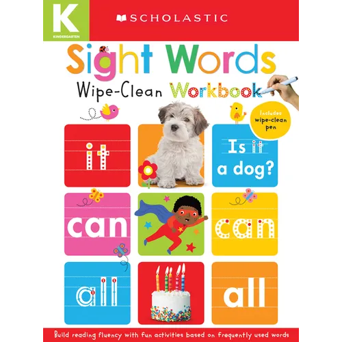 Sight Words: Scholastic Early Learners (Wipe-Clean Workbook) - Board Book