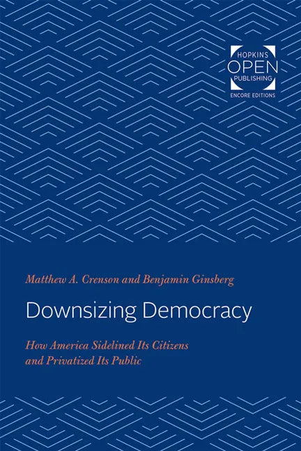 Downsizing Democracy: How America Sidelined Its Citizens and Privatized Its Public - Paperback