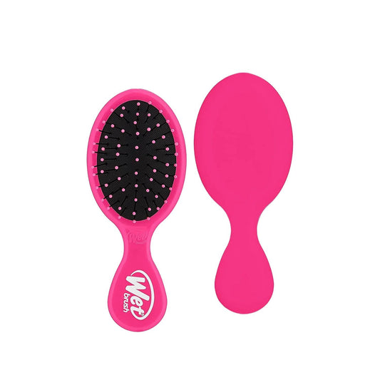 Wet Brush Mini Detangler Pink Hair Brush - Gentle Detangling for Wet Hair, Travel-Friendly