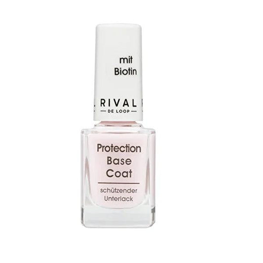 Rival de Loop Nail Care Base Coat with Biotin - Protective Nail Care Product for Healthy Nail Growth, 0.37 fl oz
