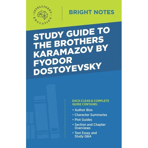 Study Guide to The Brothers Karamazov by Fyodor Dostoyevsky - Paperback