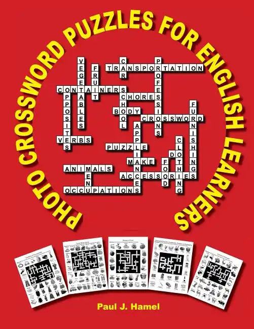 Photo Crossword Puzzles for English Learners - Paperback