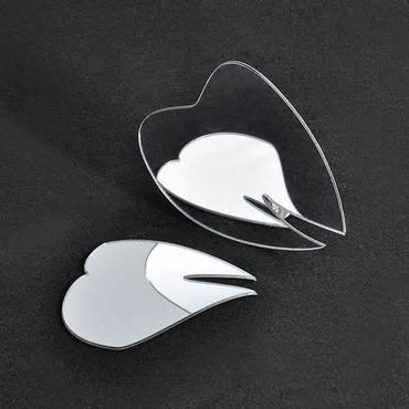 3D Mirror Flower Removable Wall Sticker