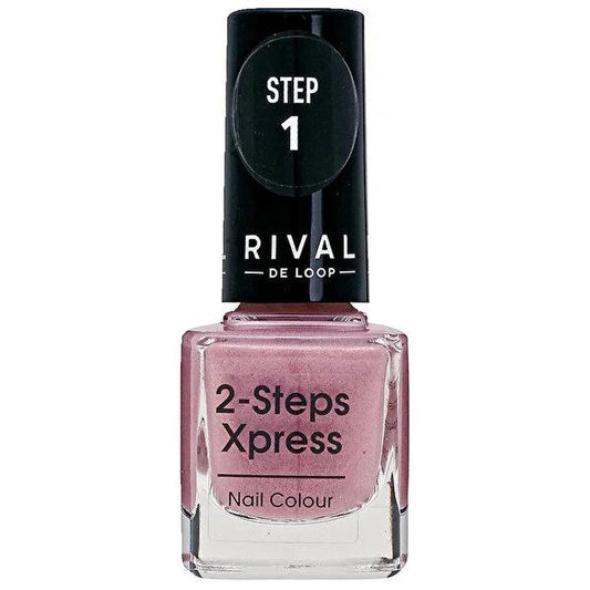Rival de Loop 2-Step Xpress Nail Polish: Long-Lasting, Quick Dry, Durable Color - Achieve Salon Quality Nails at Home.