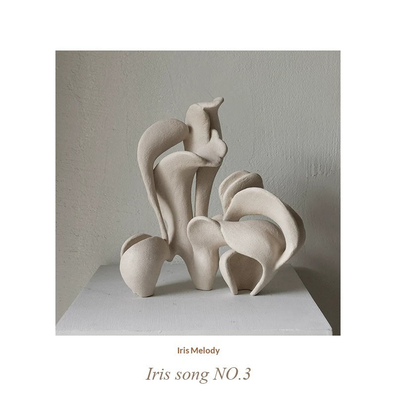 Handcrafted Wabi‑Sabi Porcelain or Resin Art Vase