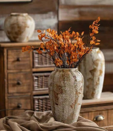 Wabi-Sabi Ceramic Vase Decor