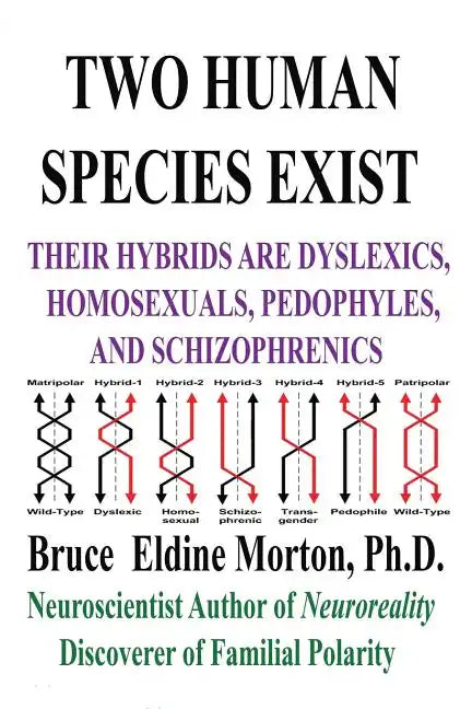 Two Human Species Exist: Their Hybrids Are Dylsexics, Homosexuals, Pedophiles, and Schizophrenics - Paperback