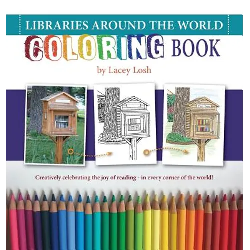 Libraries Around the World Coloring Book - Paperback