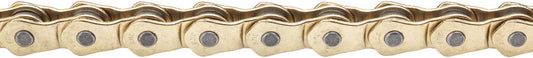 KMC HL1 Narrow Chain - Single Speed 3/32" 100 Links Half Link Chain Gold