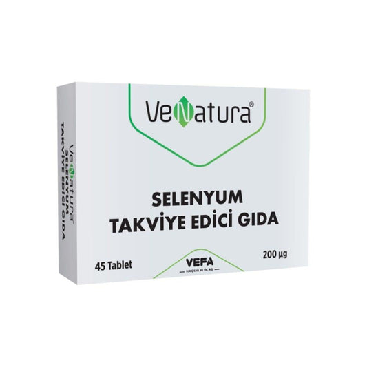 Venatura Selenium 200 mcg Dietary Supplement - 45 Tablets, Gluten-Free, Vegan-Friendly