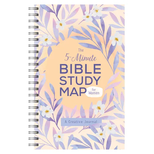 The 5-Minute Bible Study Map for Women: A Creative Journal - Spiral