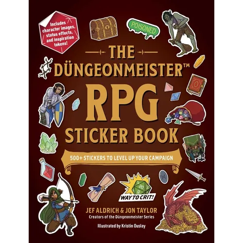 The Düngeonmeister RPG Sticker Book: 500+ Stickers to Level Up Your Campaign - Paperback