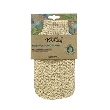 For Your Beauty Wellness Exfoliating Bath Mitt - Natural Skincare, Gentle Exfoliation & Organic Cotton Bath Accessory