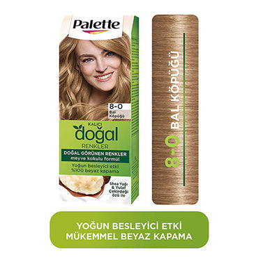 Permanent Hair Color 8-0 Honey Blonde - Natural Results | Palette