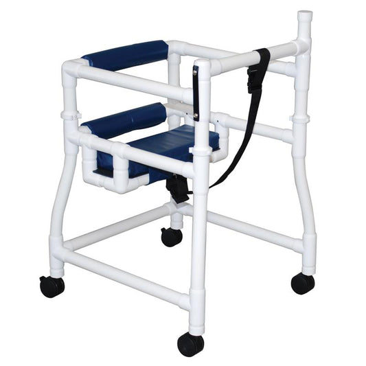 MJM International 415-3 18" internal width, height adjustable, 3" twin casters, 250 lbs weight capacity