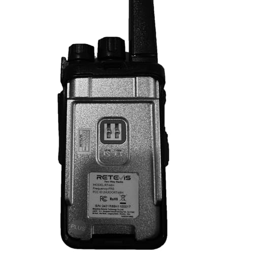 Retevis RT68 Two-Way Radios Long Range, Walkie Talkies for Adults, 2 Way Radio with Earpiece, Walkie Talkie Rechargeable with Charging Base, for Manufacturing Restaurant Business School(10 Pack)