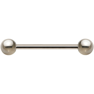 14G Grade 23 Solid Titanium Barbell 3/4 5mm