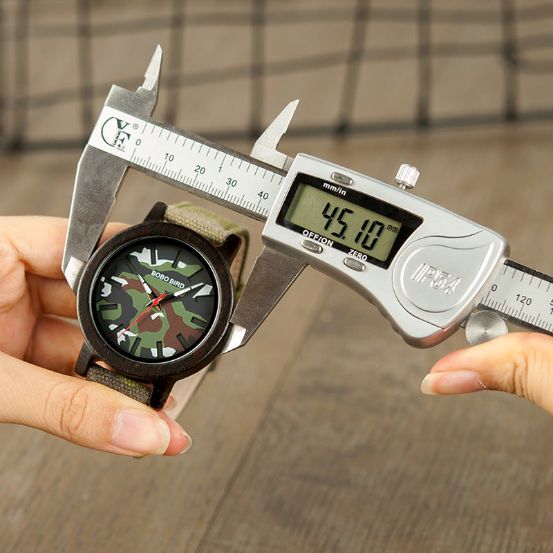 Wooden Watch R24 Quartz Decoration