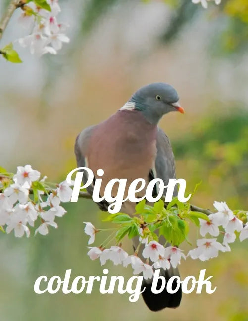 Pigeon coloring book: A Coloring Book of 35 Unique Stress Relief pigeon Coloring Book Designs Paperback - Paperback