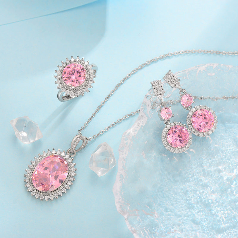 High-end Luxurious Three-piece Ring Setstylish Versatile And Perfect For Expressing Your Unique Personality