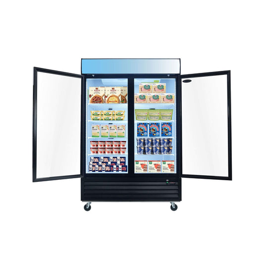 44.7 Cu.Ft Commercial Glass Door Merchandiser Freezer With LED Display (SAK39478)