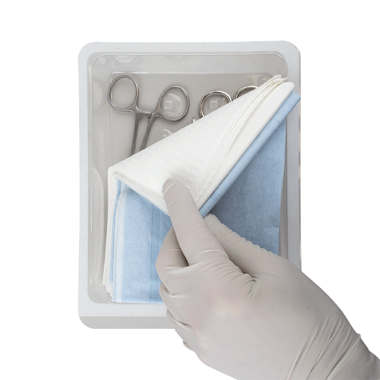 Dynarex Minor Laceration Tray w/ Instruments (20 Count)