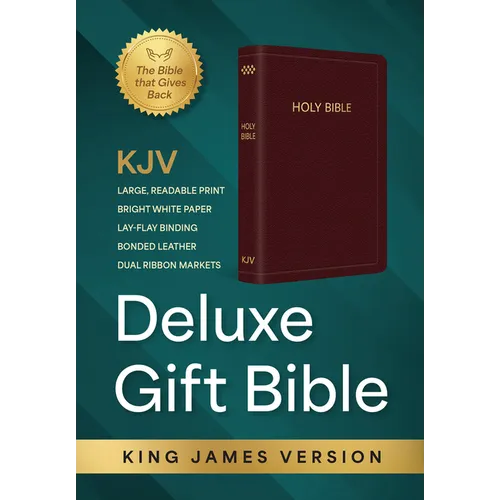 KJV Holy Bible: Deluxe Gift Bible - Burgundy Bonded Leather: King James Version Bible - Leather