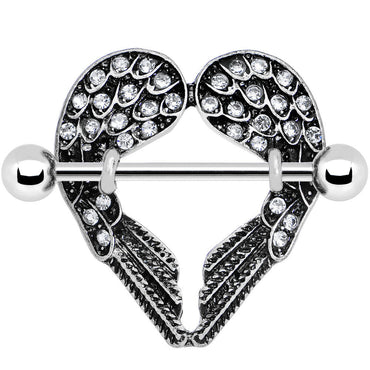 Crystalline Gem Angel Wings Nipple Shield Set
