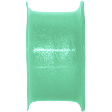 3/4 Green Pearlescent Silicone Hollow Tunnel