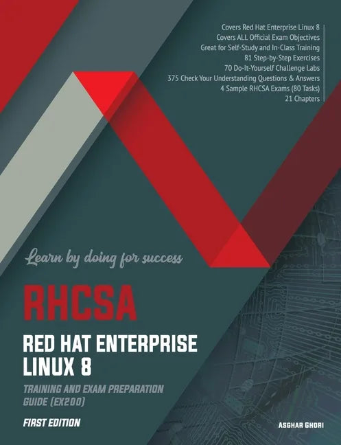 RHCSA Red Hat Enterprise Linux 8: Training and Exam Preparation Guide (EX200), First Edition - Paperback