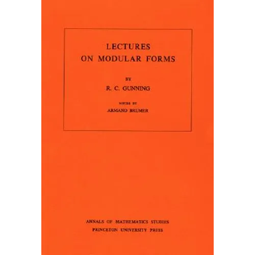 Lectures on Modular Forms - Paperback
