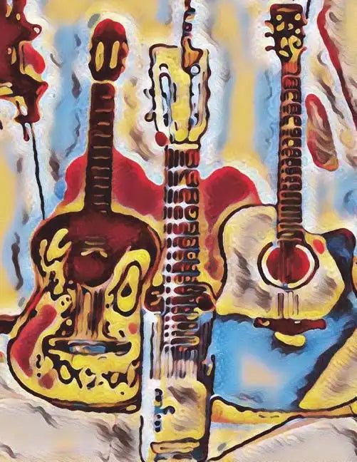 Guitar Sheet Music - 200 Pages - 8.5 x11: Sheet Music for Guitar designed for musicians, students, and teachers - Paperback