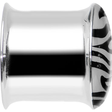 9/16 Stainless Steel Purple Tiger Print Solar Activated Saddle Plug
